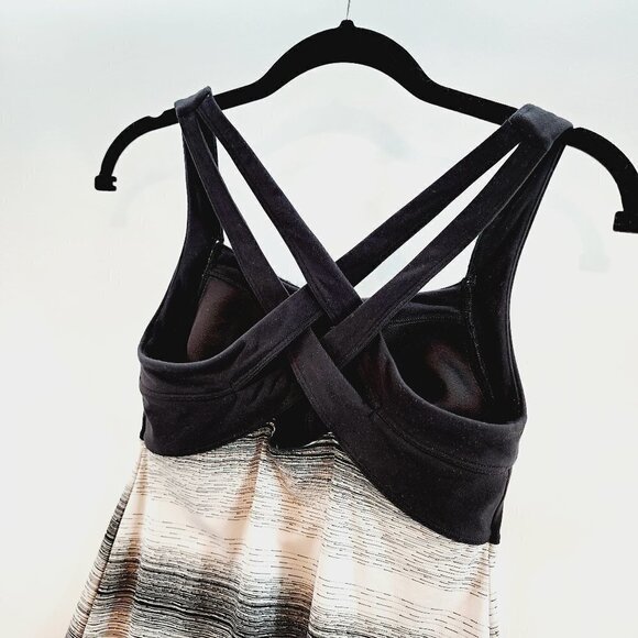 Ahtleta Stride Crunch and Punch Workout Tank Top Cross Cross Strappy Back Tank - Picture 5 of 11